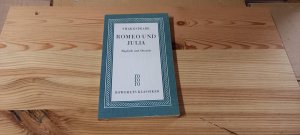 antiquarisches Buch – William Shakespeare – Romeo und Julia. Englisch und Deutsch