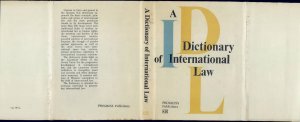 A Dictionary of International Law