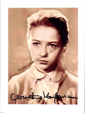 Original Autogramm Christine Kaufmann /// Autograph signiert signed signee