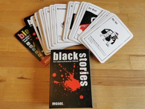 gebrauchtes Spiel – Black Stories - 50 rabenschwarze Rätsel - unbenutzt