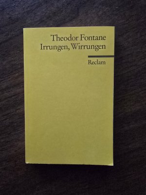 gebrauchtes Buch – Theodor Fontane – Irrungen, Wirrungen