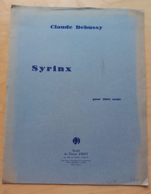 gebrauchtes Buch – Claude Debussy – Syrinx