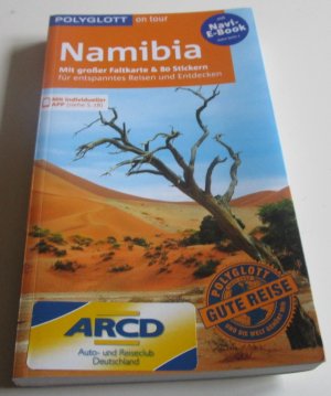 Namibia - mit großer Faltkarte & 80 Stickern für die individuelle Planung