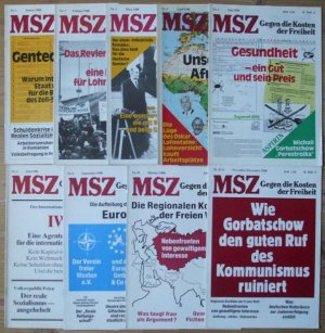 MSZ - Marxistische Streit- und Zeitschrift gegen die Kosten der Freiheit - Jahrgang 1988 - 9 von 10 Ausgaben