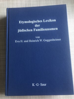 Etymologisches Lexikon der jüdischen Familiennamen