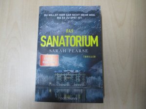 gebrauchtes Buch – Sarah Pearse – Das Sanatorium - Thriller