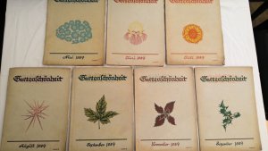 Gartenschönheit 7 Monatshefte 1937: Mai, Juni, Juli, August, September, November, Dezember