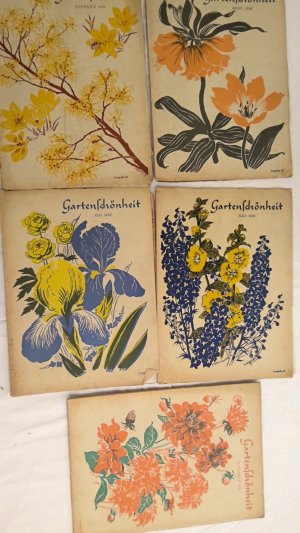 Gartenschönheit 5 Monatshefte 1939, Februar, April, Mai, Juli, September