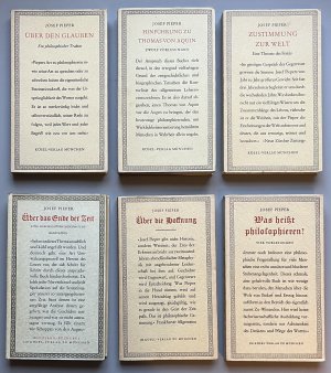 gebrauchtes Buch – Josef Pieper – 16 Bücher (Über die Liebe, Christenfibel, Hoffnung und Geschichte, Zucht und Maß, Über die Gerechtigkeit,…)