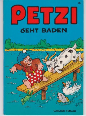 HANSEN:  "Petzi geht baden"  Carlsen-Verlag