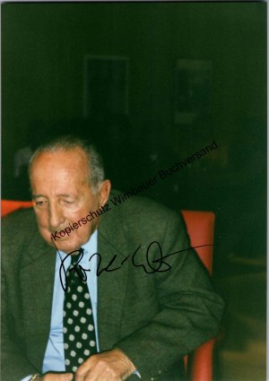 Original Autogramm Peter Scholl-Latour (1924-2014) /// Autograph signiert signed signee