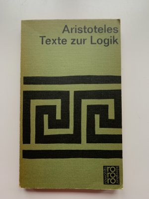 Aristoteles Metaphysik & Aristoteles Texte zur Logik