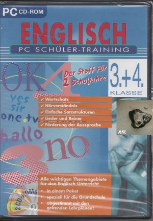 Englisch PC Schüler Training, 3 und 4 Klasse