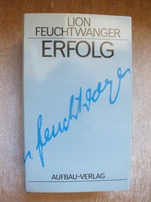 gebrauchtes Buch – Lion Feuchtwanger – Erfolg.