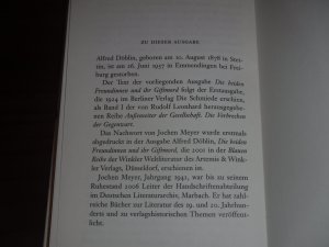 gebrauchtes Buch – Alfred Döblin – Die beiden Freundinnen und ihr Giftmord - Die wahre Geschichte von Ella Link und Margarete Bende