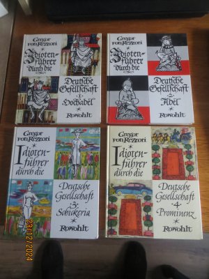 Idiotenführer durch die Deutsche Gesellschaft - 4 Bände / Band I - IV - Erstausgaben 1962-1965