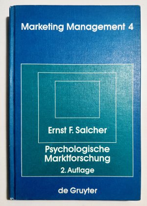 gebrauchtes Buch – Salcher, Ernst F – Psychologische Marktforschung