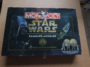 Monopoly Star Wars Sammler Ausgabe (mit 5 Messingmünzen+8 Zinn-Spielfiguren ) (OHNE Spielanleitung)