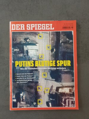 gebrauchtes Buch – Susanne Beyer – Der Spiegel. 09.04.2022, Nr. 15. Putins Blutige Spur