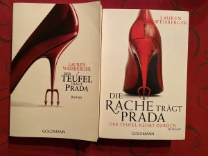 gebrauchtes Buch – Lauren Weisberger – 2Bücher-Konvolut: 1.Der Teufel trägt Prada (9783442541454, 2004), 2. Die Rache trägt Prada. Der Teufel kehrt zurück (9783442542871, 2013)