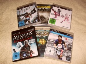 gebrauchtes Spiel – PS3 Spiele - alle 6 zusammen für nur 17€ - z.B: Black Flag ...