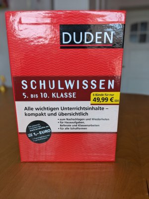 Duden, Schulwissen - 5. bis 10. Klasse ; alle wichtigen Unterrichtsinhalte - kompakt und übersichtlich