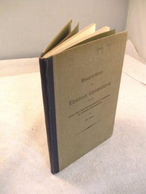 antiquarisches Buch – Dr. Volz – Hauptsätze der Ebenen Geometrie für die ersten drei Jahre geometrischen Unterrichts an höheren Lehranstalten