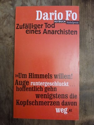 gebrauchtes Buch – Dario Fo – Konvolut mit vier Bänden (Theaterstücke): Zufälliger Tod eines Anarchisten; Ruhe! Wir stürzen ab; Einer für alle, alle für einen! Verzeichung, wer ist hier eigentlich der Boß?; Geschichte einer Tigerin