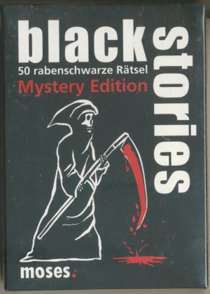 neues Spiel – Holger Bösch, Bernhard Skopnik, Tanja Mues – Black Stories Mystery Edition - original eingeschweißt