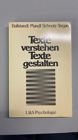 Texte verstehen, Texte gestalten