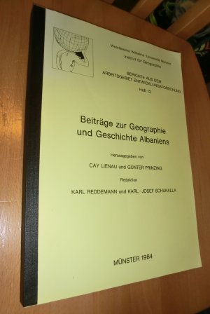 gebrauchtes Buch – Lienau/ Prinzing – Beiträge zur Geographie und Geschichte Albaniens