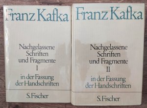 Nachgelassene Schriften und Fragmente in der Fassung der Handschriften I u. II. Hrsg. v. Malcolm Pasley u. Jost Schillemeit.