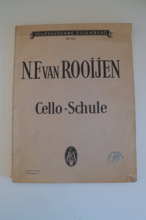 gebrauchtes Buch – Rooijen N.F – Cello Schule