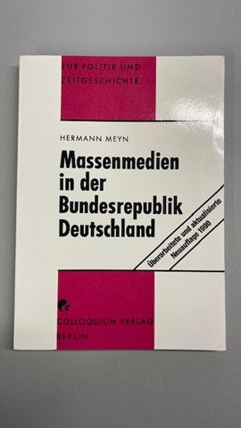 Massenmedien in der Bundesrepublik Deutschland