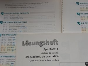 gebrauchtes Buch – Joachim Balser – Apúntate! Método de espanol - Mi cuaderno de gramática; Spanisch als Fremdsprache - Grammatik zum Selberschreiben mit Lösungsheft