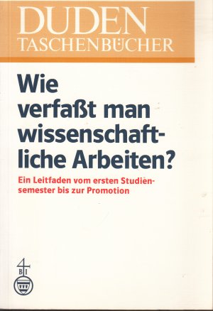 gebrauchtes Buch – Klaus Poenicke – Wie verfasst man wissenschaftliche Arbeiten?