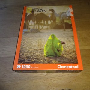 gebrauchtes Spiel – Clementoni Puzzle (National Geographic) - 1000 Teile - Sari