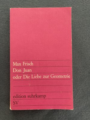 Don Juan oder die Liebe zur Geometrie - Komödie in 5 Akten