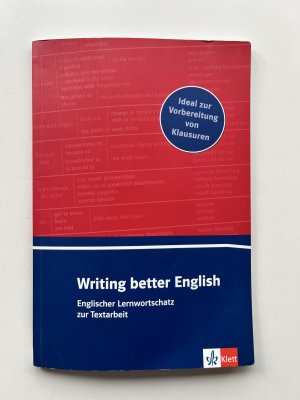 gebrauchtes Buch – Rolf Giese, Eckhard Schroeder – Writing better English, Englischer Lernwortschatz zur Textarbeit