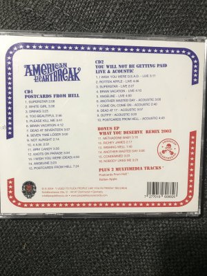 gebrauchter Tonträger – American Heartbreak – Postcards From Hell/You Will Not...