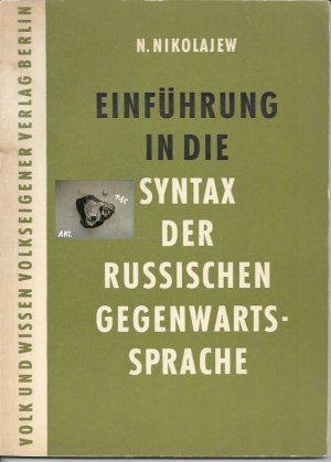 Einführung in die Syntax der russischen Gegenwartssprache