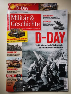 gebrauchtes Buch – Markus Wunderlich und weitere – Militär & Geschichte 4/2024  Juni/Juli + Riesenposter D-Day