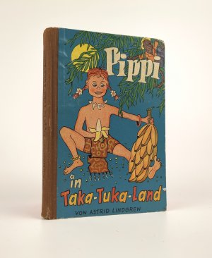 antiquarisches Buch – Astrid Lindgren – RARE UND NAHEZU TADELLOS ERHALTENE ERSTAUSGABE IN DEUTSCHER SPRACHE !!! - Pippi in Taka-Tuka-Land