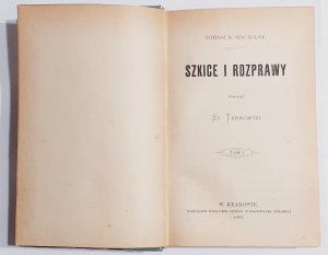 SZKICE I ROZPRAWY (2 VOLUMES)