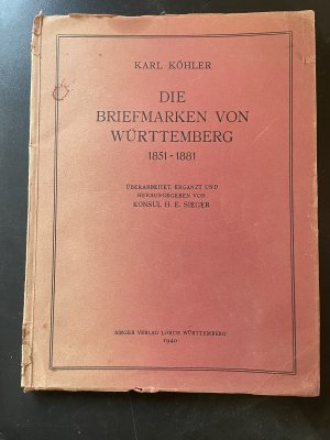 Phila# Die Briefmarken von Württemberg 1851-1881