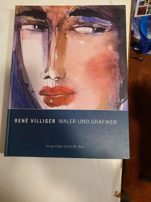 René Villiger Maler und Grafiker mir Originalskizze