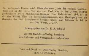 gebrauchtes Buch – Karl May – Trapper Geierschnabel - Gesammelte Werke – Band 54 (518. Tausend)