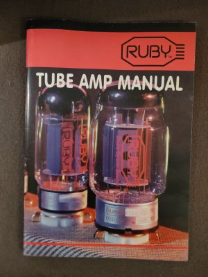 gebrauchtes Buch – Andreas Hecke – RUBY TUBE AMP MANUAL