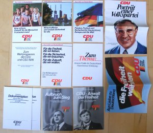 Wahlwerbung und Wahlprogramm der CDU zur Bundestagswahl 1976