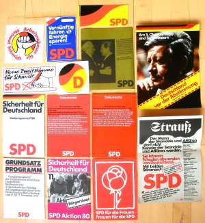 Wahlwerbung und Wahlprogramm der SPD zur Bundestagswahl 1980